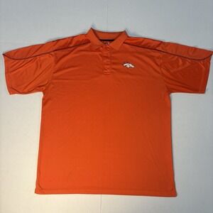 Denver Broncos NFL Team Apparel TX3 Cool Orange Polo Shirt 2XLT Men's